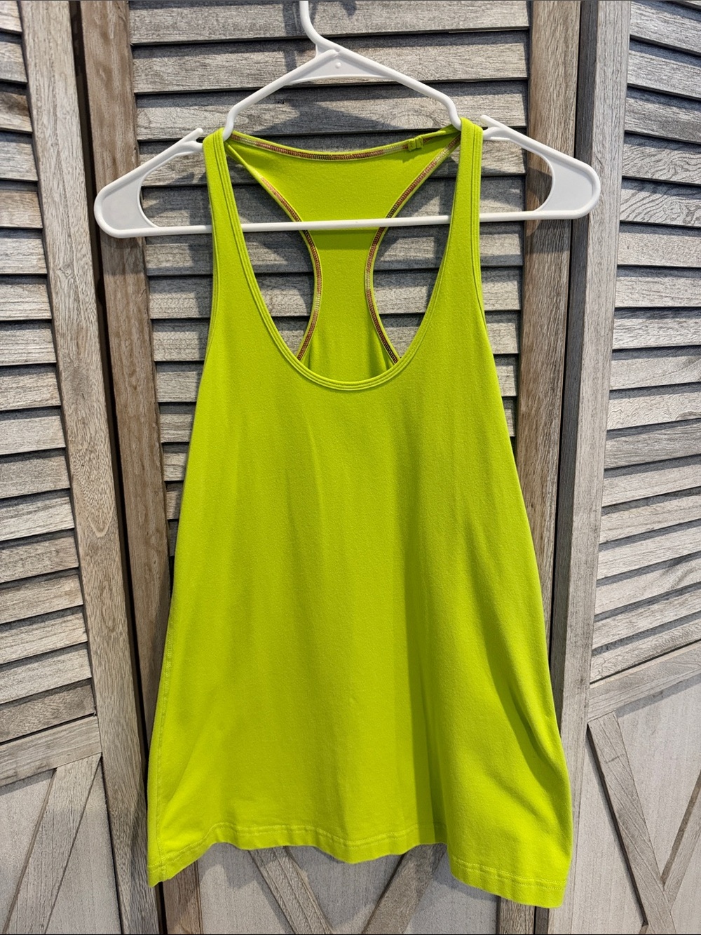 lululemon athletica Bright Lime Racerback Tank